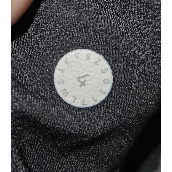 Lululemon Loop Back Joggers Size 4 Acid Rubber Dye Magnum Gray Casual Athleisure - Picture 6 of 8